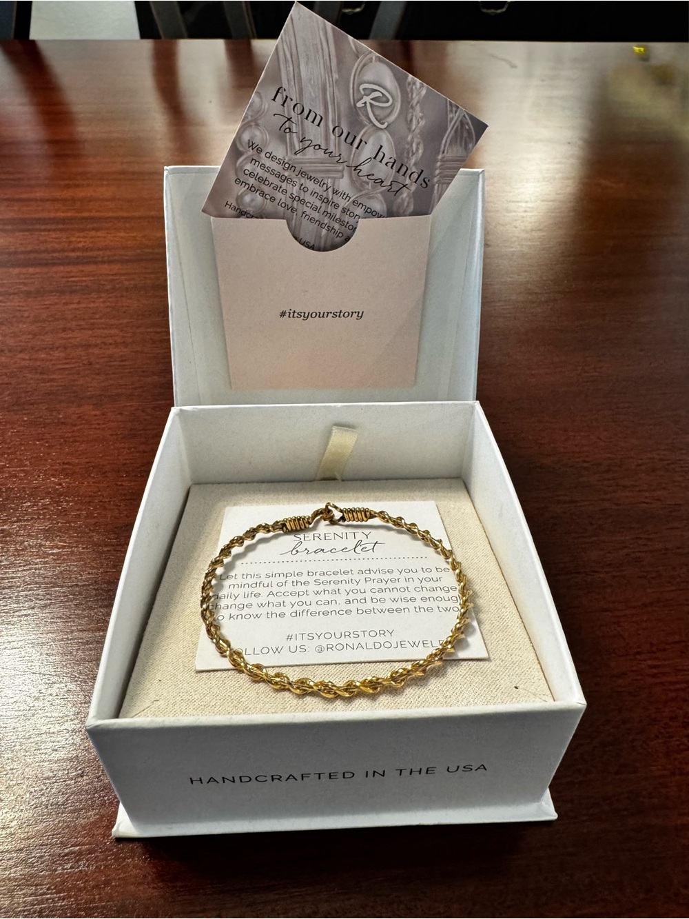 Ronaldo Serenity Twisted Chain Bracelet